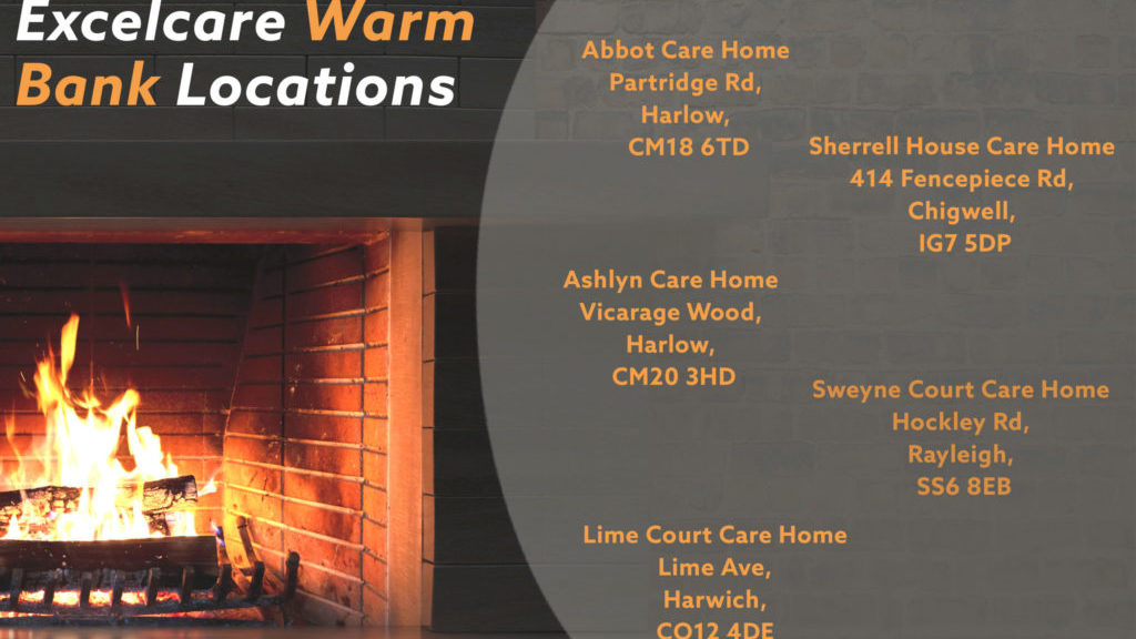 The warm banks will be run at a selection of care homes in Essex