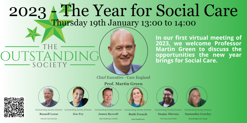 Care England chief executive Professor Martin Green is the keynote speaker at January's event