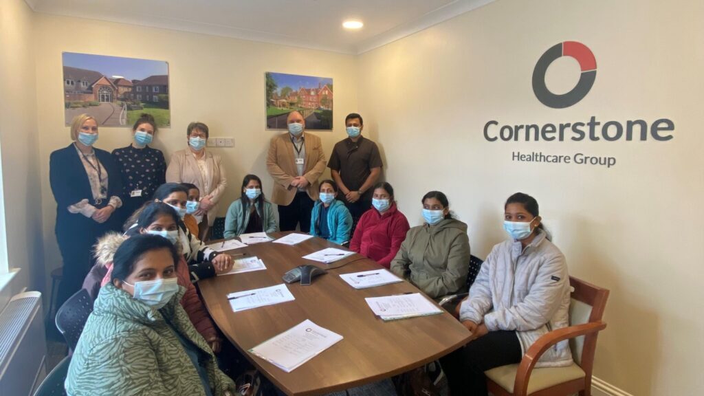 Cornerstone welcomes its nine new recruits from India