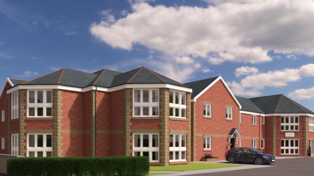 CGI of Exemplar Health Care's Wheldale Heights in Castleford