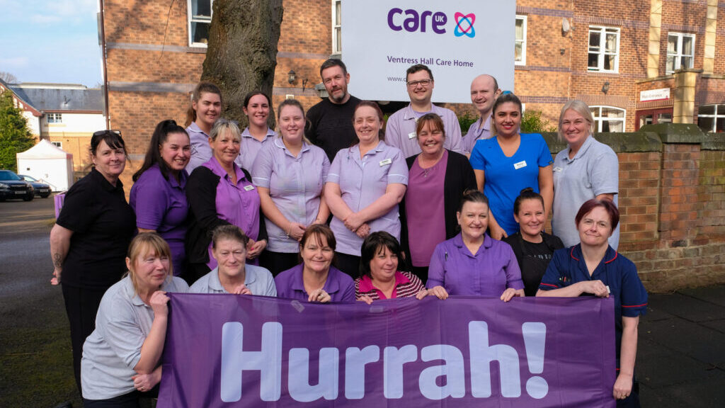 Home manager, Diane Encinias and her team at Care UK's Ventress Hall, Darlington which has received a Good CQC rating. Photo: Professional Images/@ProfImages