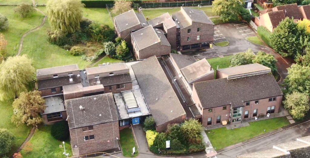 An aerial view of the Cardiff site acquired by Hallmark