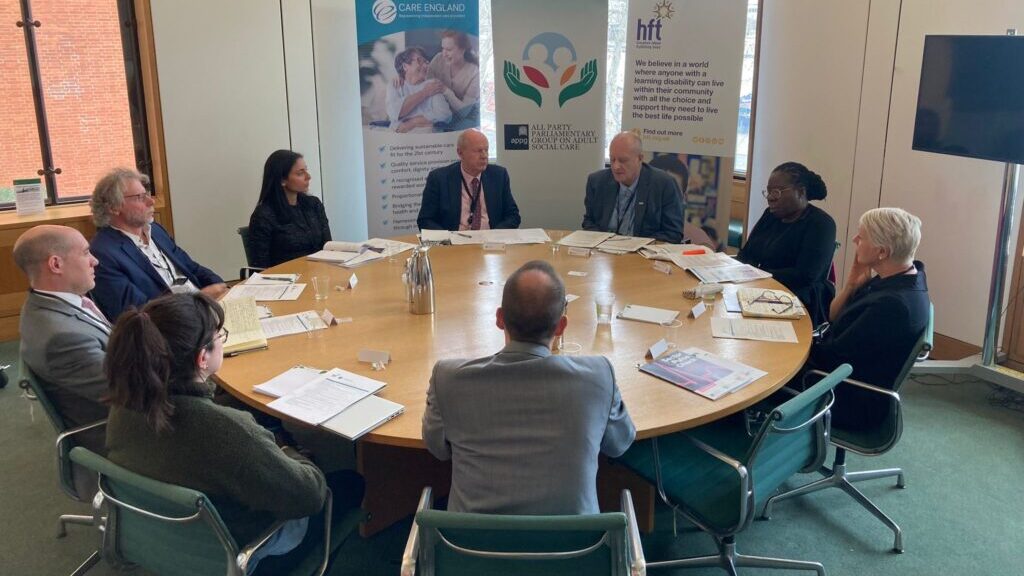 National learning disability charity Hft and Care England hosted the Parliamentary roundtable
