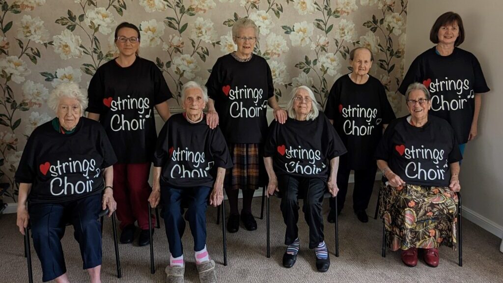 The Heart Strings choir at Speyside Care Home