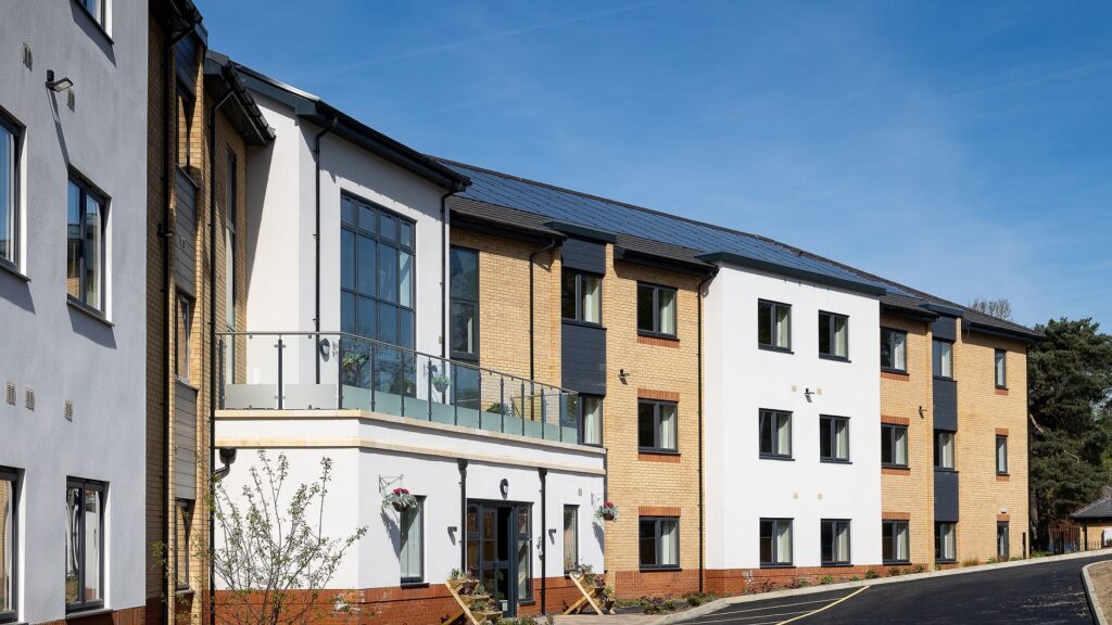 Hartford Care's Harlow Hall care home in Aldershot, Hampshire