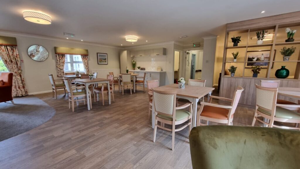 A dining room at the Specialist Dementia Care Community