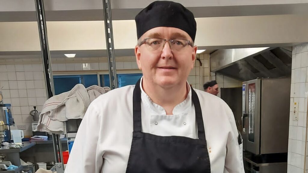 Head chef John Pomfret of Barchester’s Iddenshall Hall and Beeston View care homes