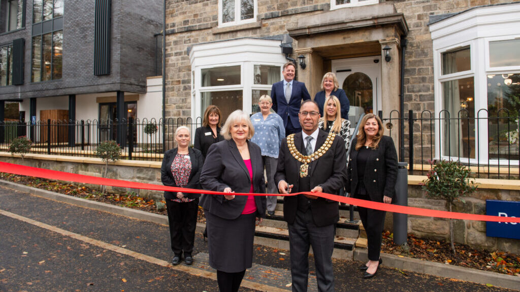 The Mayor of Bolton, Cllr Mohammed Ayub, along with the council’s cabinet member for adult social care, Cllr Linda Thomas, officially open New Care's Egerton Manor