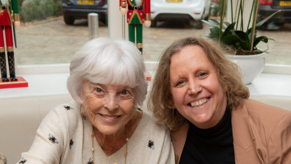 Signature at Highgate founding resident Mary Sumeray and general manager Vicki Read