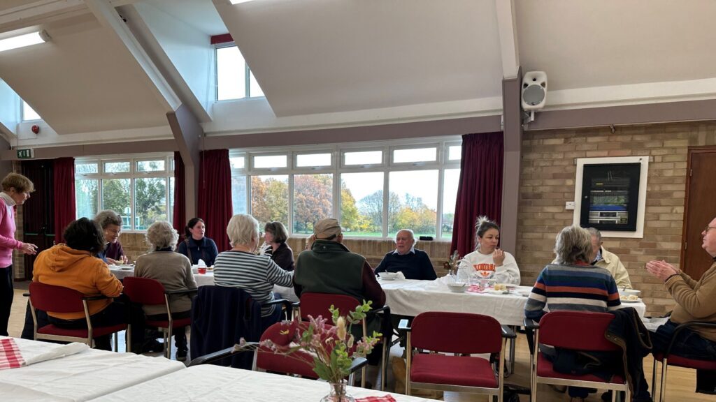 Villages can now enjoy soup and a roll at the weekly Walfinch arts and craft class