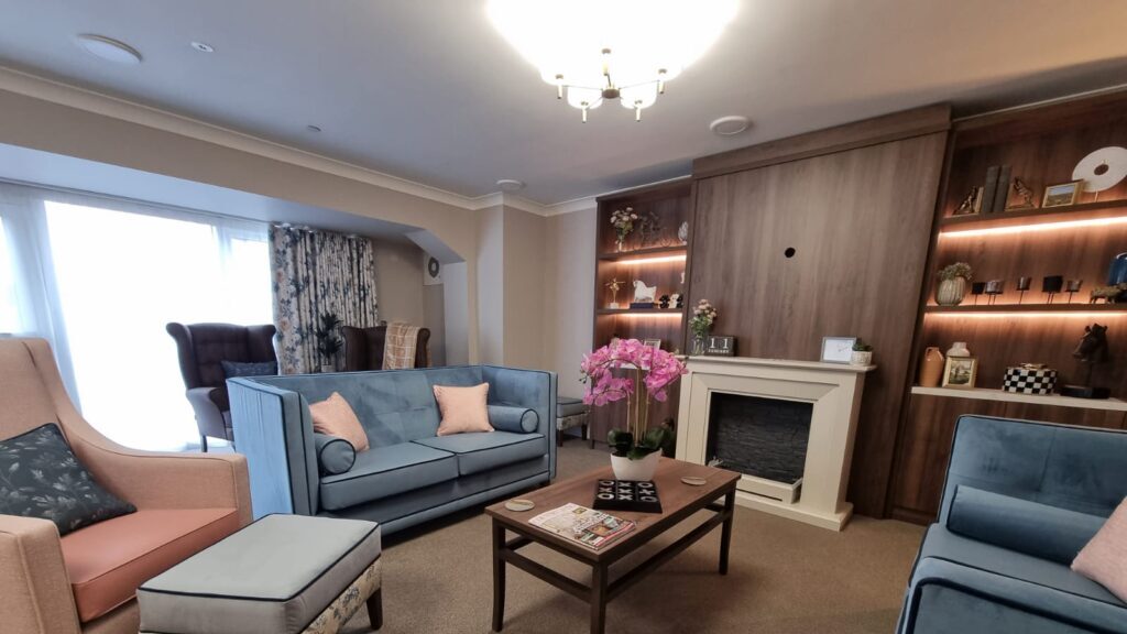 A residents' lounge at Bluebell View which is scheduled to open in the coming months