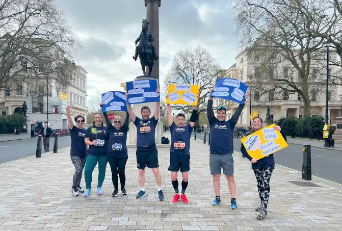 Ambient Support runners took part in the London Landmarks Half Marathon on 7 April
